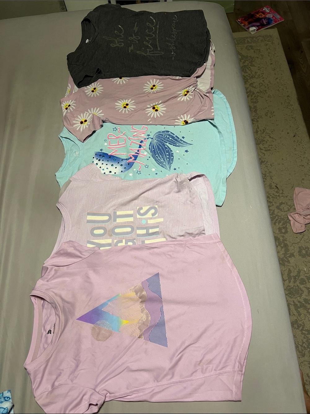 Bundle of girls shirts